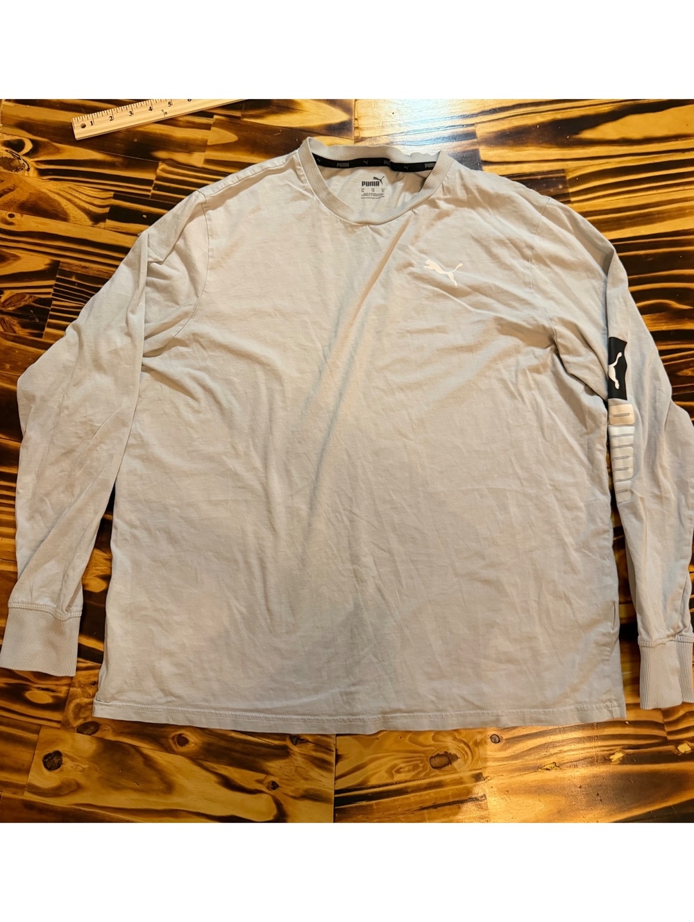 Puma white long sleeve shirt